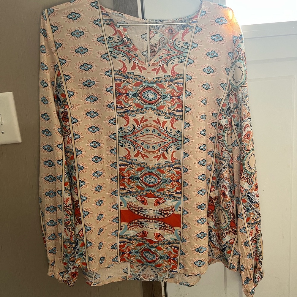 Bohemian Print Women's Top